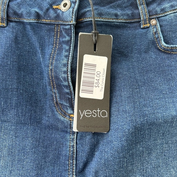 yesta medium wash knee length skirt size 14,22/24 - Picture 3 of 6